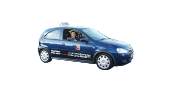 Adam Walker's driving school car